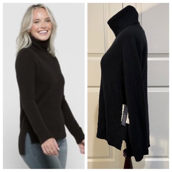 NWT! Cashmere! Hawthorne 41 cashmere turtleneck - Picture 2 of 9